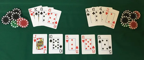 game poker - High Low Split (8 or Better)