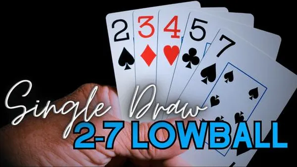 game poker - Single Draw Lowball